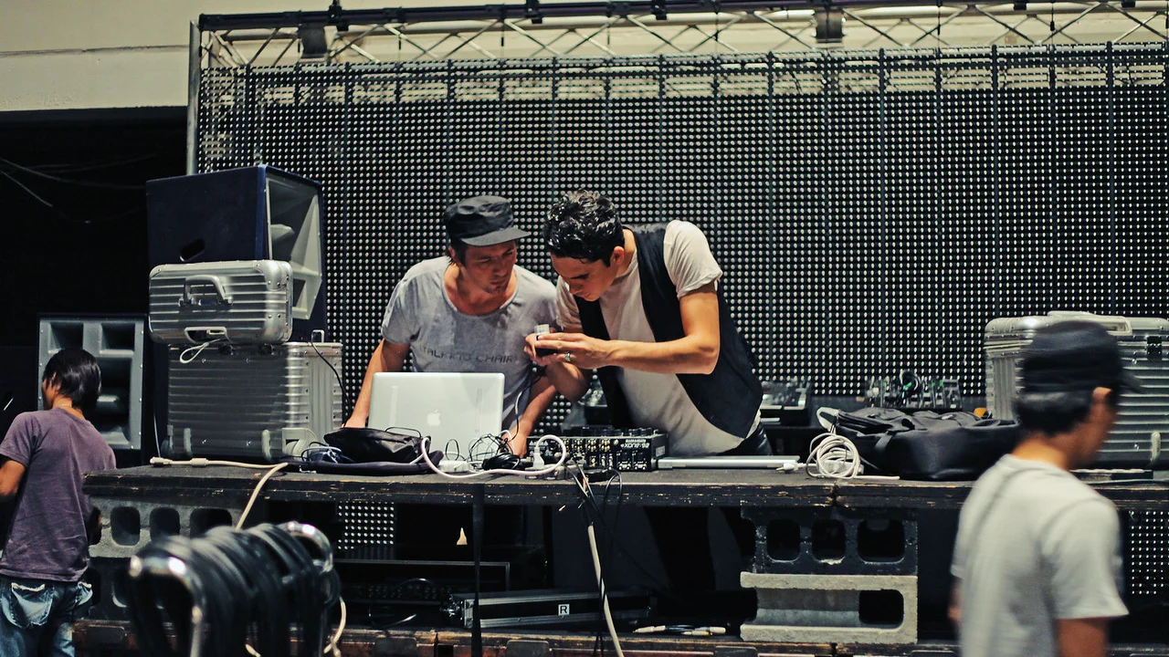 Martin on Stage with Matthew Dear at Womb, Tokyo